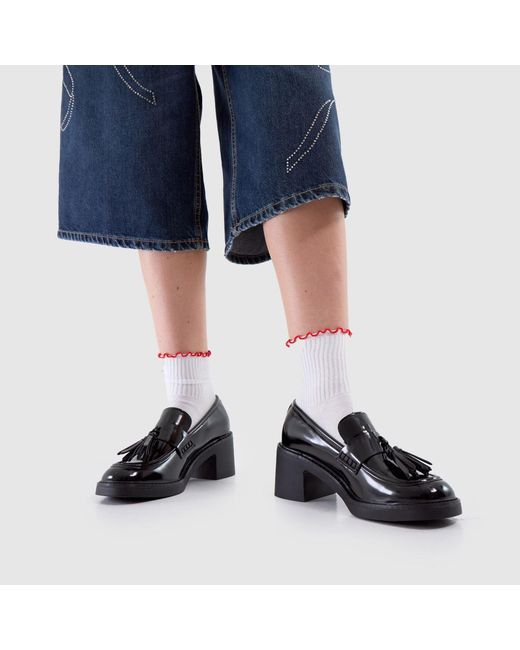 Schuh Black Lovelyn Loafer Flats