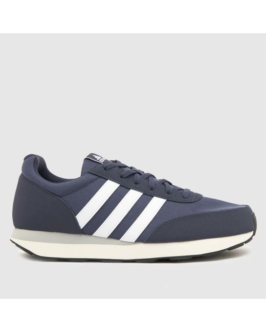 Adidas Blue Run 60s 3.0 Trainers In Navy & White for men