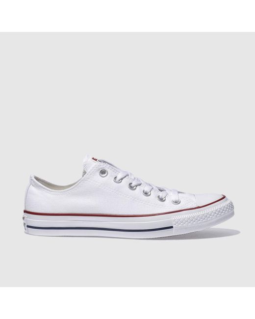 Converse White All Star Ox Trainers for men