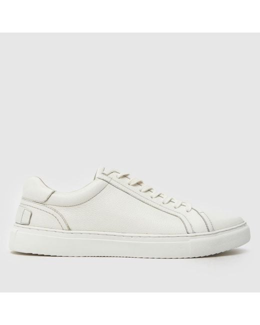 Schuh White Whit Casual Trainers for men