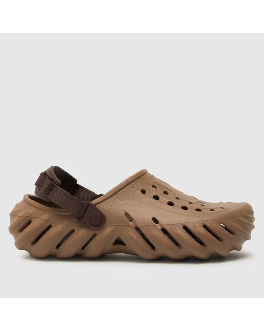 CROCSTM Brown Echo Clog Sandals In for men