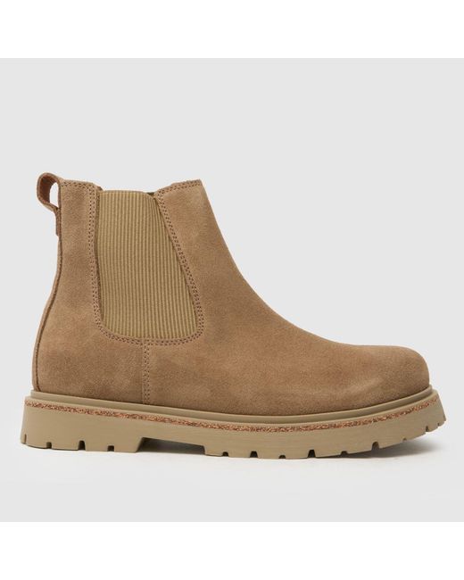 Birkenstock Brown Highwood Slip On Boots In