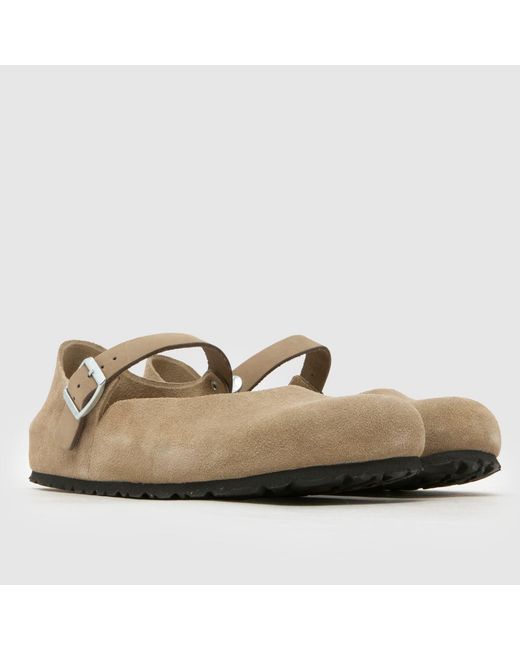 Birkenstock Natural Mantova Mary Jane Flats