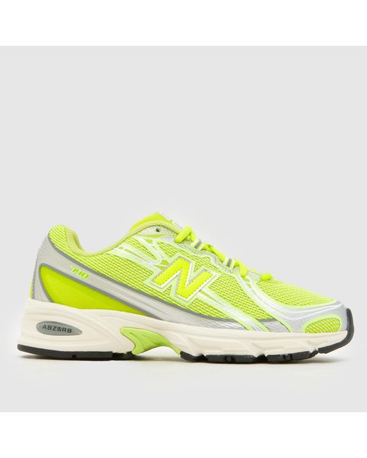 New Balance Yellow 740 Trainers