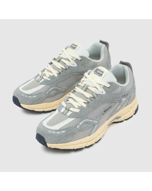 Mercer Blue Re-Run Vintage Trainers for men