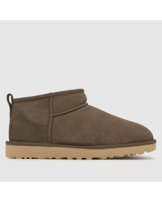 Ugg Brown Classic Ultra Mini Ii Boots