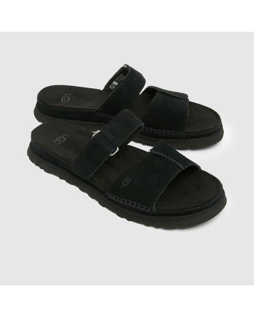 Ugg Black Goldengaze Slide Sandals