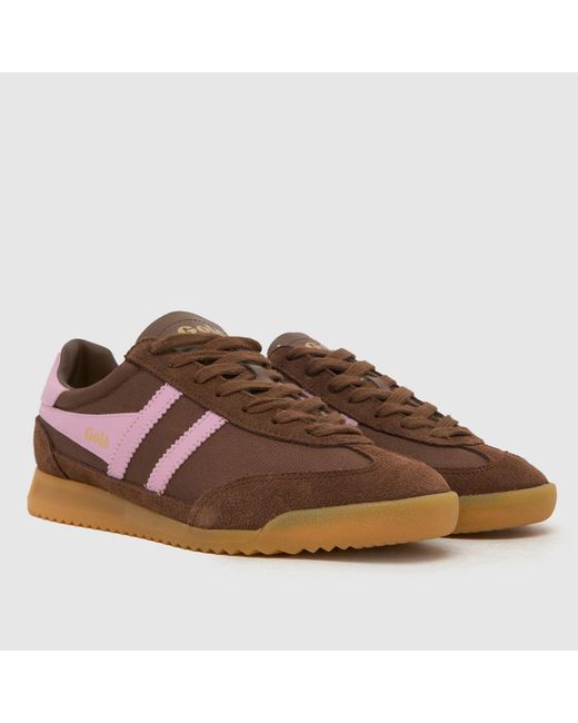 Gola Brown Tornado Trainers