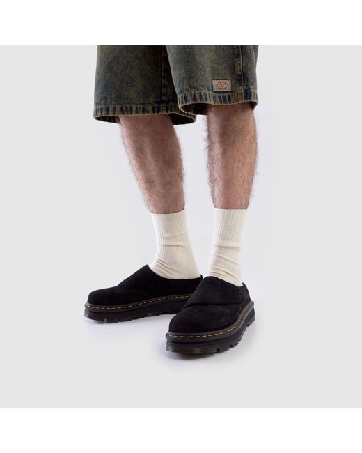 Dr. Martens Black Zebzag Anywair Mule Sandals for men