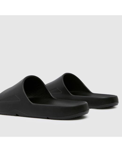 Schuh Black Harris Slider Sandals In for men