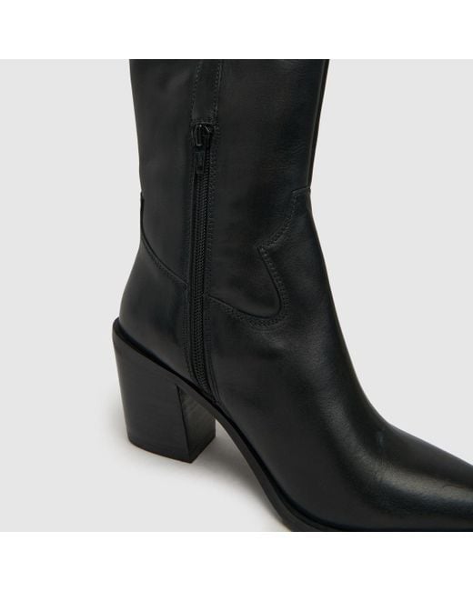 Schuh Black Ladies Dorothy Western Knee Boots