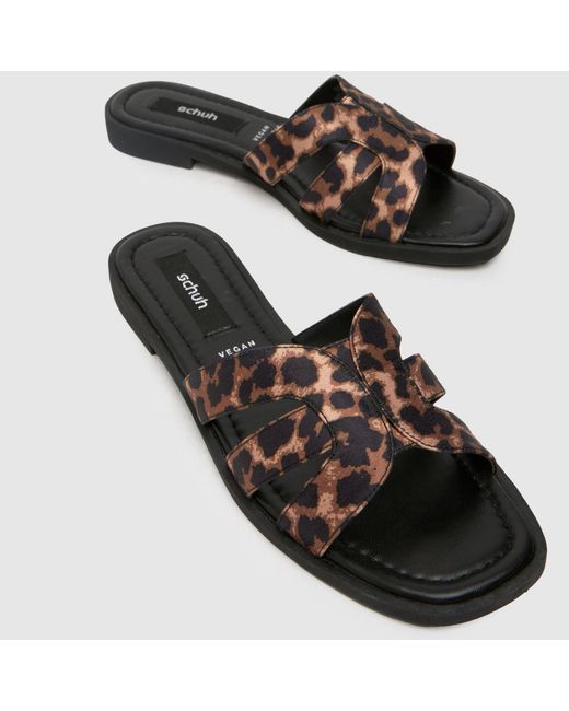 Schuh Black Trisha Mule Sandals