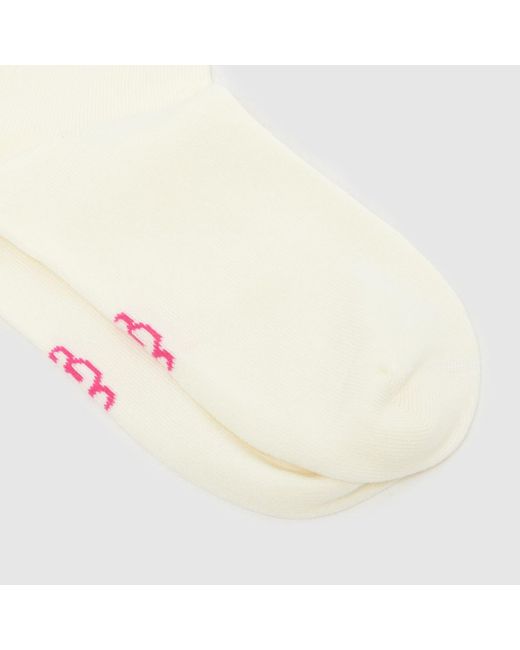 Ugg White Karsyn Quarter Sock