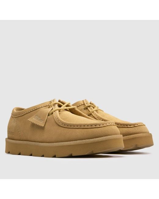 Clarks Natural Meare Walla Shoes for men