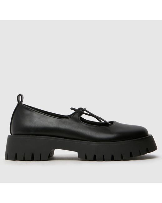 Schuh Black Liya Mary Jane Flats