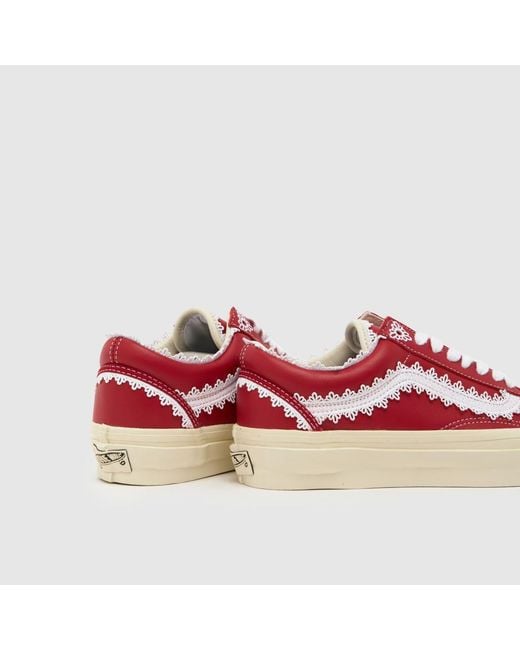 Vans Red Old Skool Trainers