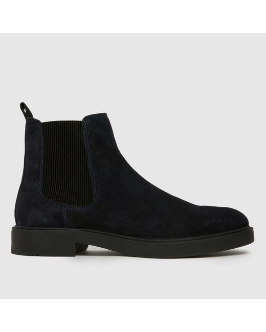 Schuh Black Dice Suede Chelsea Boots for men