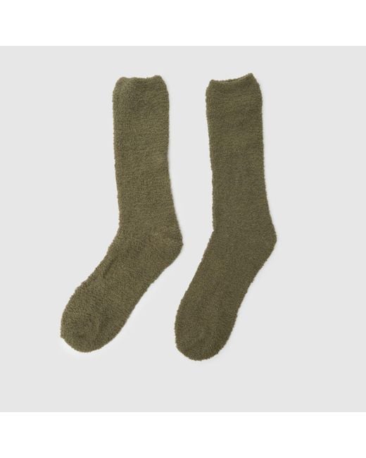 Ugg Green Fincher Ultra Cozy Crew Sock