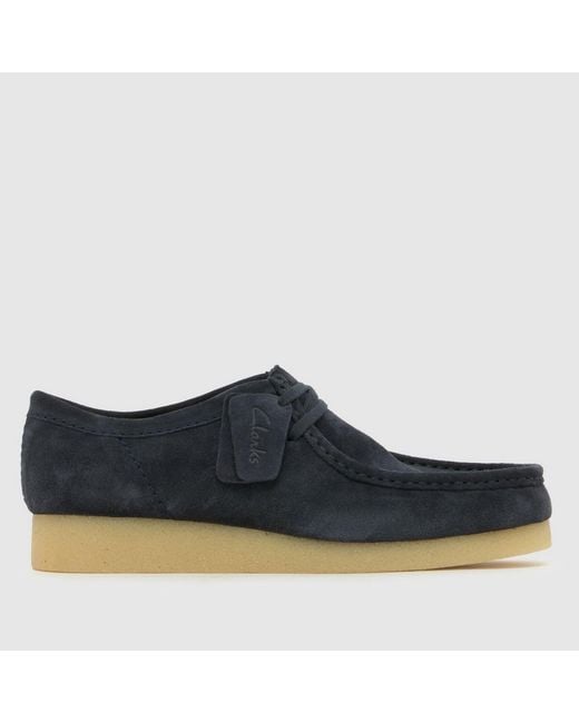 Clarks Blue Wallabee Evo Shoes for men