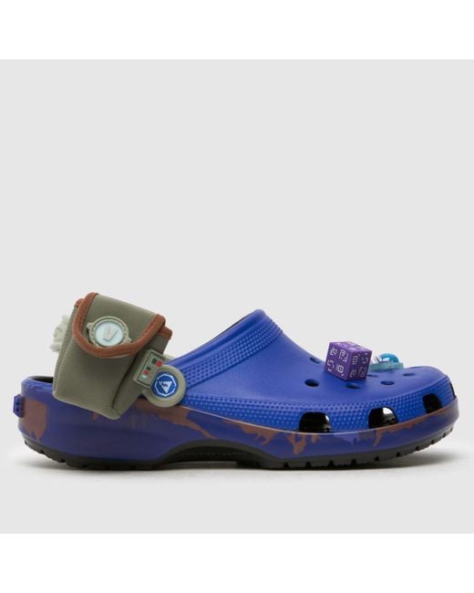 CROCSTM Blue X Fortnite Battle Bus Clog Sandals for men