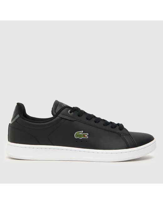 Lacoste Black Carnaby Trainers In for men
