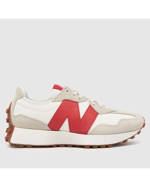 New Balance 327 Trainers In in Red | Lyst UK