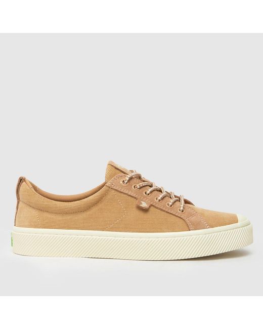 CARIUMA Brown Oca Low Corduroy Trainers for men
