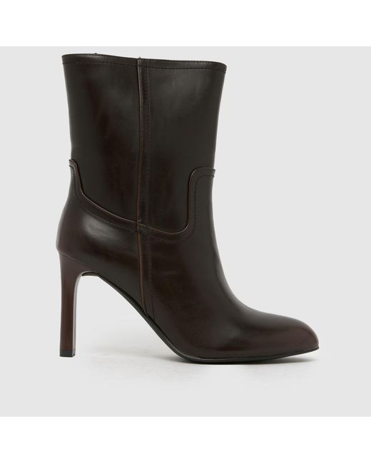 SIMMI Black Treudo Heeled Boots