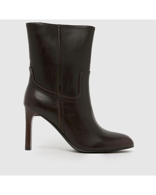 SIMMI Black Treudo Heeled Boots