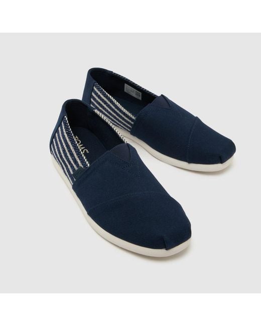 TOMS Blue Alpargata Classic Shoes for men