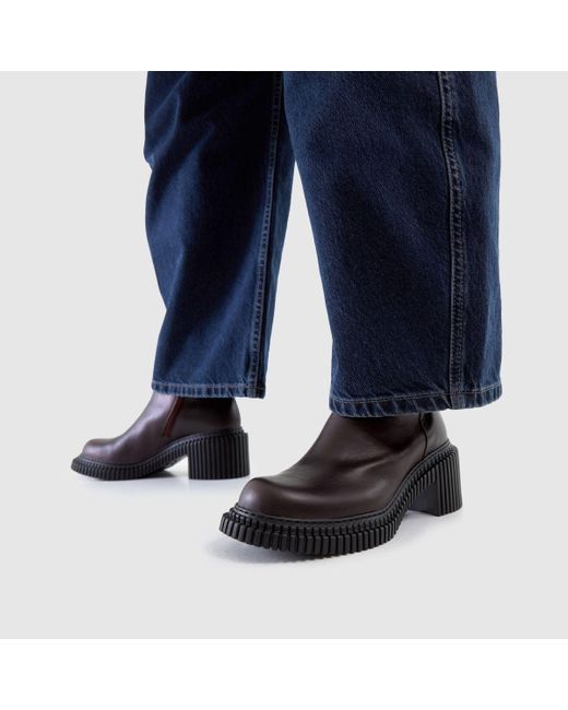 Camper Black Pix London Heeled Boots