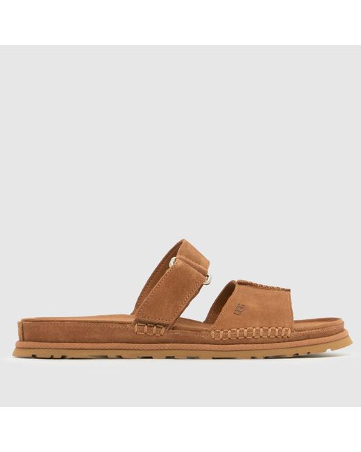Ugg Brown Goldengaze Slide Sandals