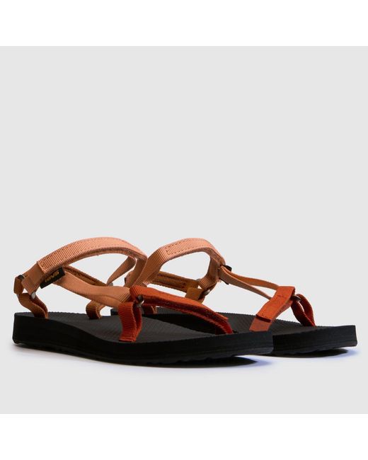 Teva Red Original Universal Slim Sandals
