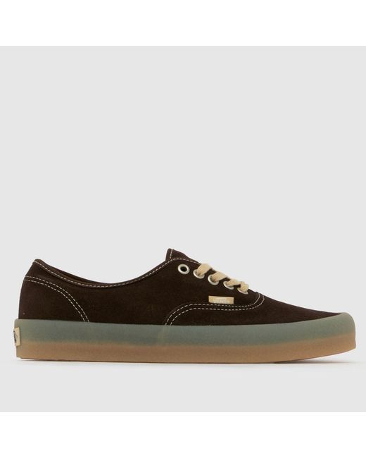 Vans Brown Authentic Trainers for men