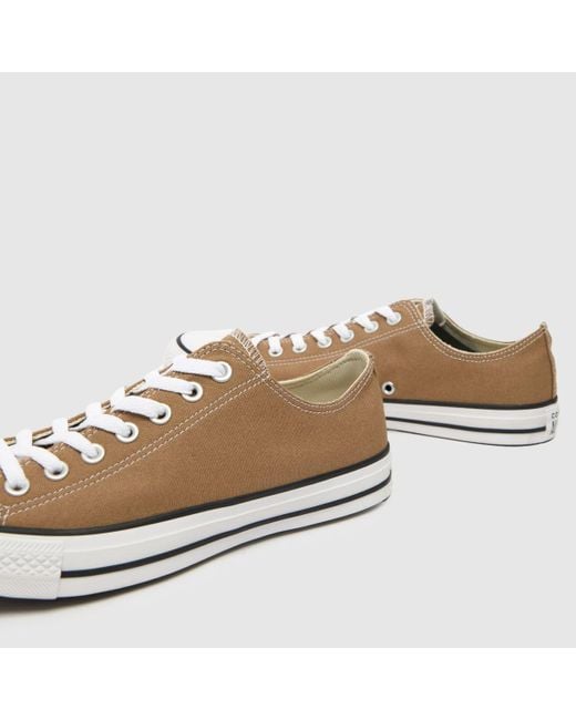 Converse Brown All Star Ox Trainers In for men