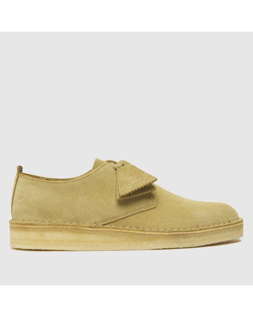 Clarks Yellow Originals Coal London Shoes In for men
