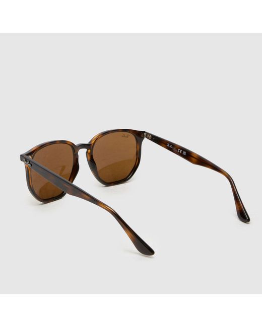 Ray-Ban Brown Hexagonal Sunglasses