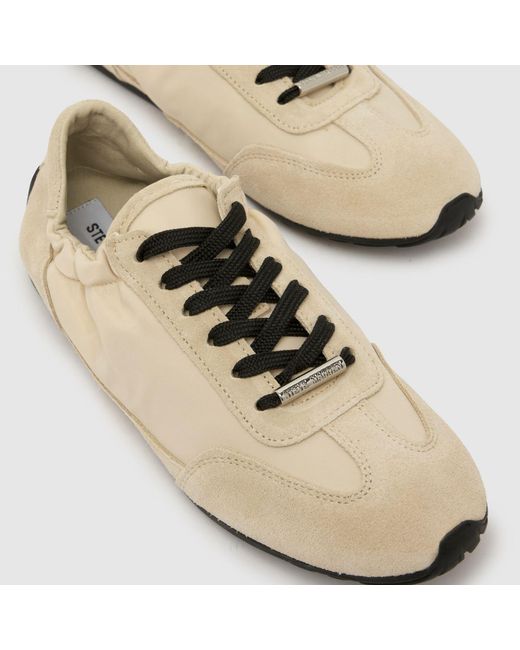 Steve Madden Natural Bobby Trainers