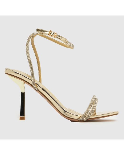 SIMMI Metallic Zoey Bling High Heels