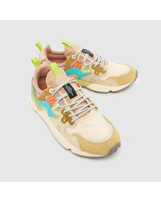 Flower Mountain Blue Yamano 3 Trainers