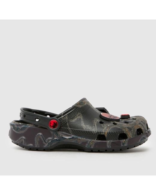 CROCSTM Black X Stranger Things Classic Clog Sandals