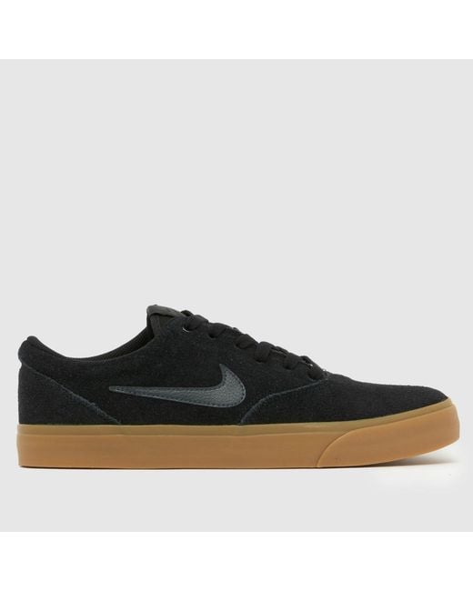 Nike Black Charge Suede Trainers for men