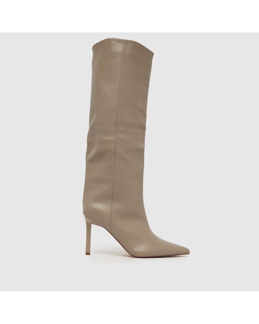 SIMMI Brown Miguel Wide Knee High Boots