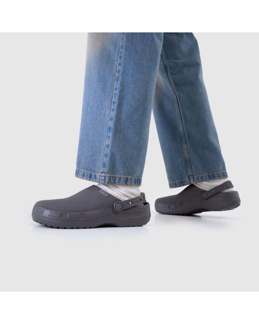 CROCSTM Gray Classic Crafted Clog Sandals for men