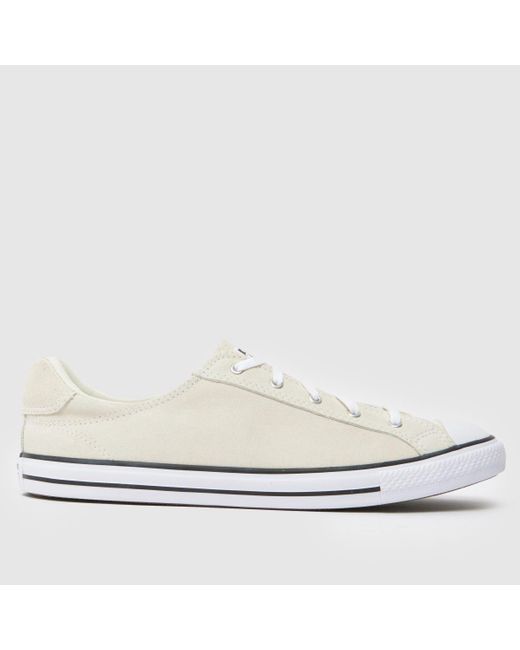 Converse White All Star Dainty Lucky Trainers