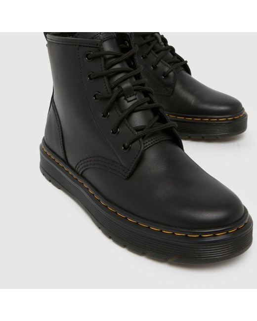 Dr. Martens Black Brookline Chukka Boots