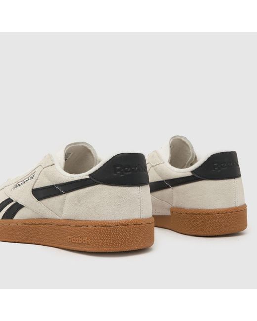 Reebok Brown Club C Grounds Trainers In for men