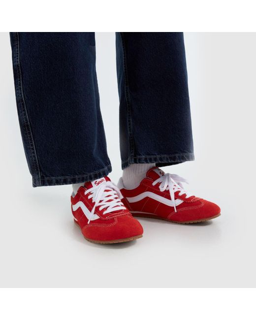 Vans Red Super Lowpro Trainers