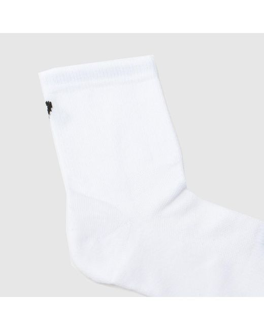 Asics White Quarter Socks 3 Pack