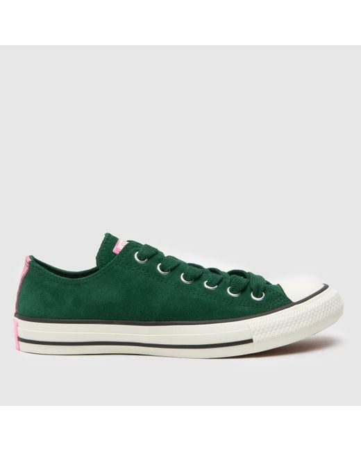 Converse Green All Star Ox Trainers In